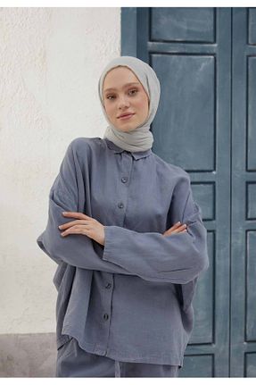 شال بژ زنانه پنبه ای Fresh - کد 811113529