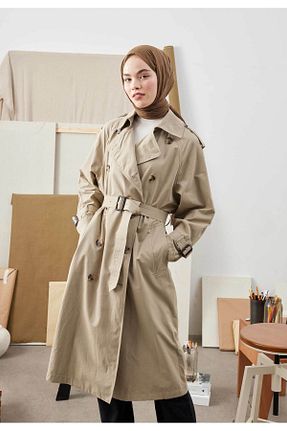 شال قهوه ای زنانه پلی استر Fresh - کد 823880875