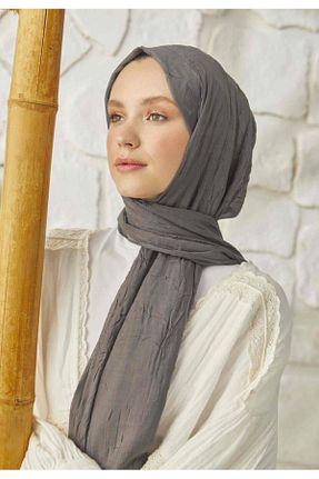 شال طوسی زنانه پلی استر Fresh - کد 760113443