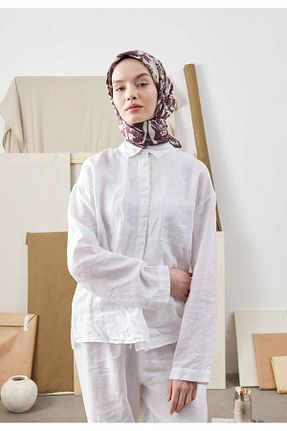 روسری بنفش پلی استر Fresh - کد 690687758