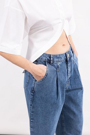 پیراهن سفید زنانه اورسایز MİİN - کد 925938782
