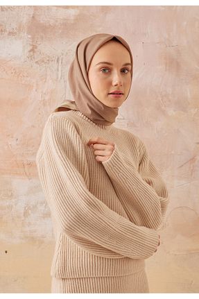 روسری قهوه ای مودال Fresh - کد 812886253