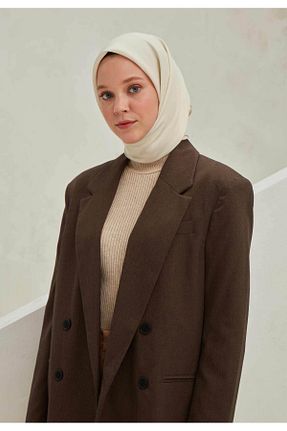 روسری بژ پلی استر Fresh - کد 812887061