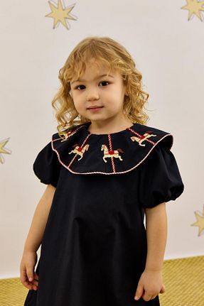 لباس سرمه ای بچه گانه بافتنی Fahhar Kids - کد 926038576
