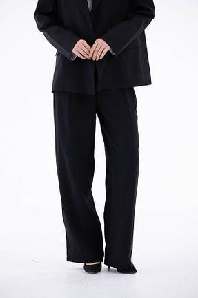 ست بالاتنه و پائین تنه مشکی زنانه بافتنی FEMİNEER.com - کد 925955919