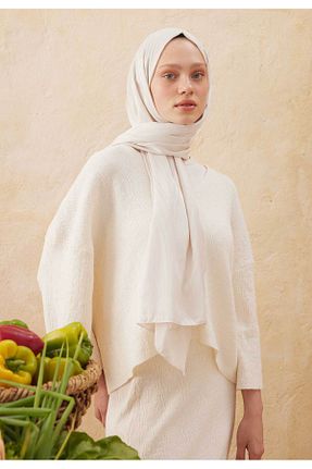 شال بژ زنانه پلی استر Fresh - کد 739169154