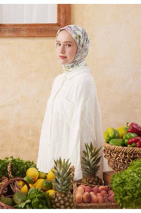 روسری صورتی پلی استر Freshscarfs - کد 759477080