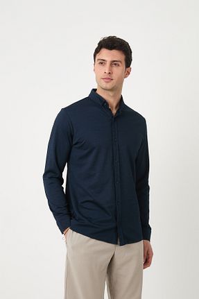 پیراهن مشکی مردانه گشاد SILVANO - کد 925954317