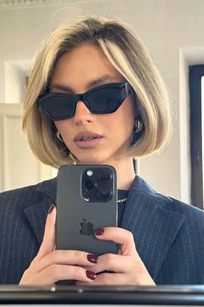 عینک آفتابی مشکی زنانه 50 REN EYEWEAR - کد 926320975