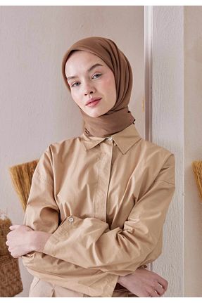 روسری سفید پنبه پلی استر Fresh - کد 760109029