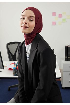 شال زرشکی زنانه ویسکون Fresh - کد 750864510