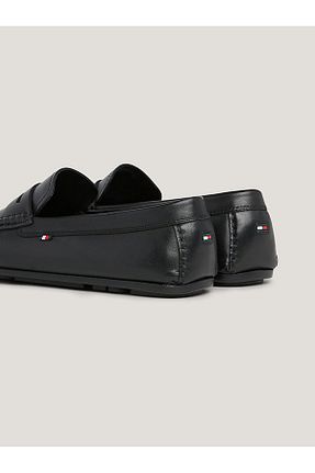 کفش لوفر مشکی مردانه چرم خالص Tommy Hilfiger - کد 924244416