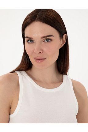 تیشرت سفید زنانه اسلیم فیت Pierre Cardin - کد 925954572