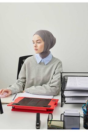 شال طوسی زنانه Fresh - کد 696730112
