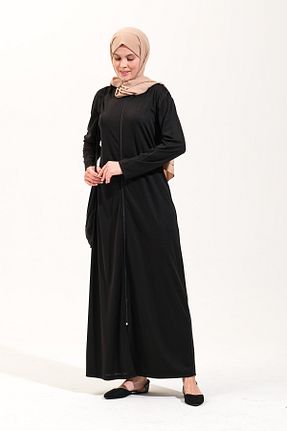 کلاه و ابایا مشکی زنانه پنبه ای Plistre - کد 879217916