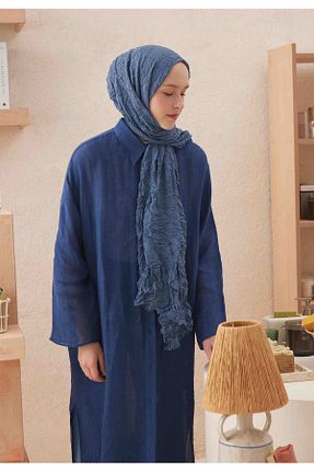 شال آبی زنانه پلی استر Fresh - کد 746209811