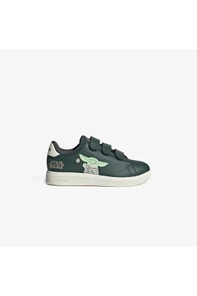 کفش اسنیکر طوسی بچه گانه چسبی adidas - کد 887263062