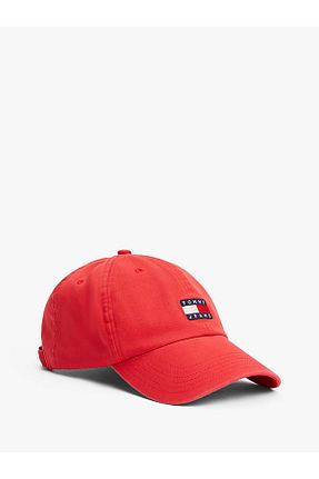 کلاه قرمز مردانه پنبه ای Tommy Hilfiger - کد 901400526
