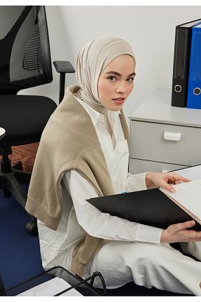 شال بژ زنانه Fresh - کد 696767680
