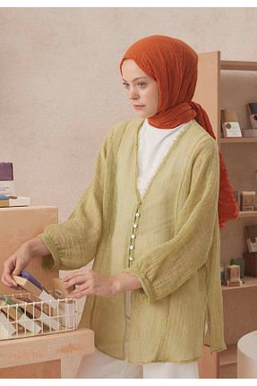 شال نارنجی زنانه پلی استر Fresh - کد 746204155
