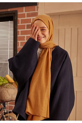 شال قهوه ای زنانه پلی استر Fresh - کد 812626090