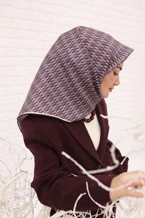 روسری بنفش İpek Tivil Silk Home - کد 881273896