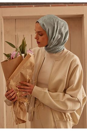 شال سبز زنانه پلی استر Fresh - کد 812625687