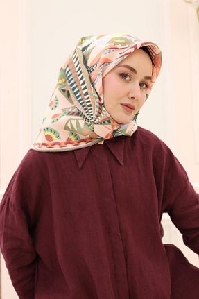 روسری صورتی İpek Tivil Silk Home - کد 922385997