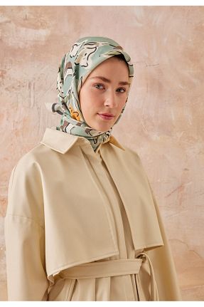 روسری سبز پلی استر Fresh - کد 823849100