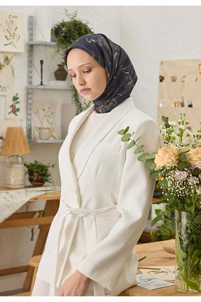 روسری مشکی پلی استر Fresh - کد 823828741