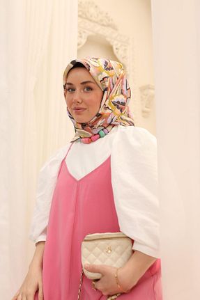 روسری صورتی İpek Tivil Silk Home - کد 919928289