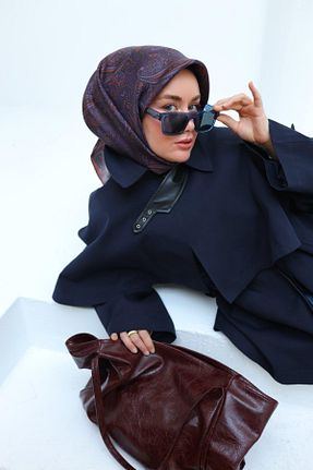 روسری بنفش İpek Tivil Silk Home - کد 885992642