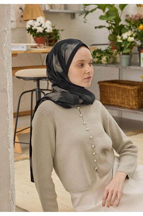 شال مشکی زنانه پنبه پلی استر Fresh - کد 828060502