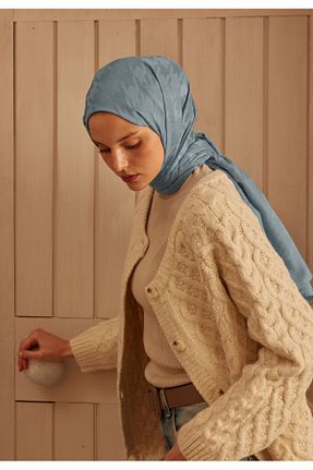 شال سرمه ای زنانه پلی استر Fresh - کد 812625743