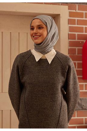 شال طوسی زنانه پلی استر Fresh - کد 812053830