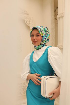 روسری نباتی İpek Tivil Silk Home - کد 919927917