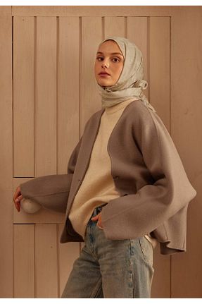 شال طوسی زنانه پلی استر Fresh - کد 823702599