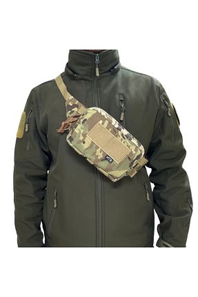 کیف کمری سبز زنانه پارچه ای UTX - کد 897453646