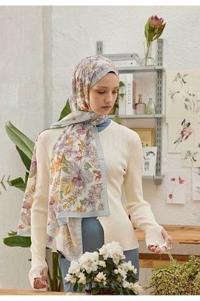 شال آبی زنانه پنبه ای Fresh - کد 834012614