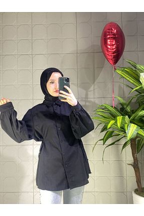 پیراهن حجاب مشکی زنانه اورسایز MISRA GİYİM AYSEL ATEŞ - کد 925973291