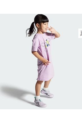 صندل اسپرت بنفش بچه گانه پارچه ای adidas - کد 926056385