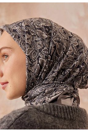 روسری مشکی پلی استر Fresh - کد 823857121