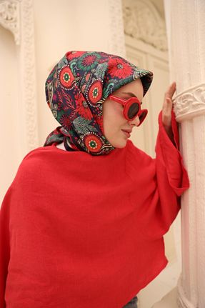 روسری سرمه ای İpek Tivil Silk Home - کد 925290413
