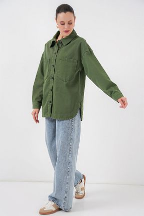 کت خاکی زنانه رگولار Bigdart - کد 802026045