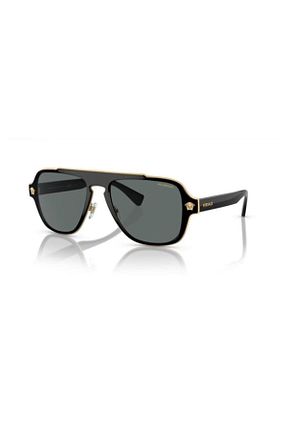 عینک آفتابی طوسی مردانه 56 Versace - کد 35132487