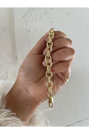 دستبند استیل (فولاد) زرد زنانه استیل ضد زنگ XUPING JEWELRY - کد 926040045
