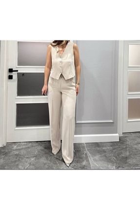 ست بالاتنه و پائین تنه بژ زنانه بافتنی tülaybutik - کد 926039891