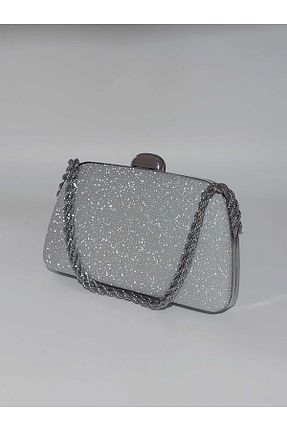 کیف مجلسی طوسی زنانه پارچه ای KEEBA - کد 925069959