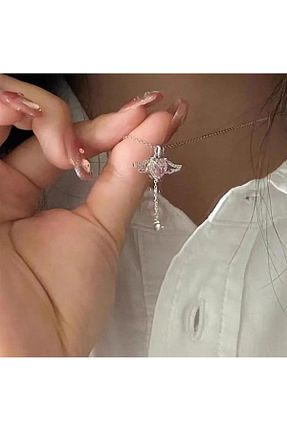 گردنبند استیل ( فولاد ) رنگی زنانه کروم toptanhanem - کد 926075451