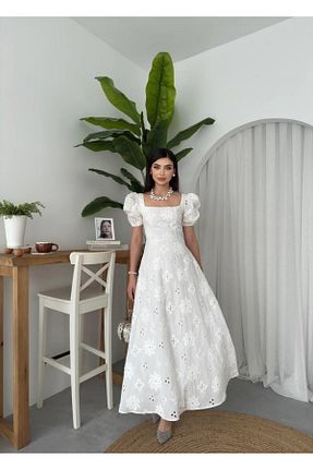 لباس مجلسی و فارغ التحصیلی سفید زنانه بافتنی conconmoda - کد 925031235